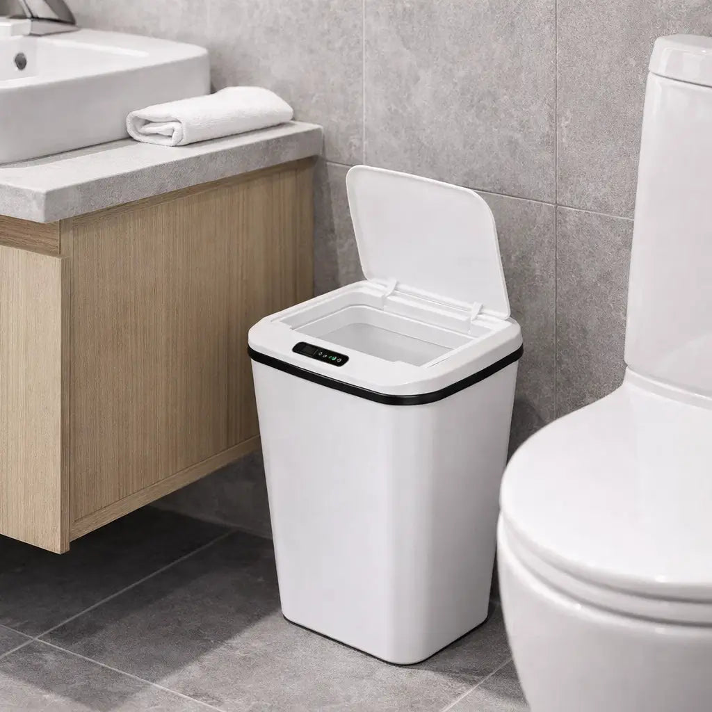 Lixeira Smart com Sensor Abre e Fecha Automático 16L