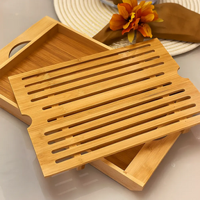 Tábua de Bambu PremiumStyle – Migalheira Antifúngica