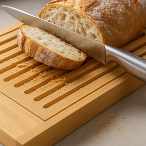 Tábua de Bambu PremiumStyle – Migalheira Antifúngica