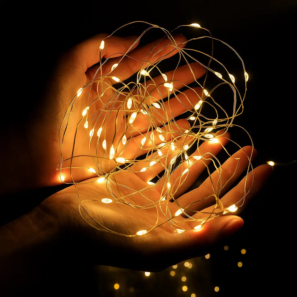 Fio de Fada LED à Prova D'Água com Controle Remoto – 10m ou 20m Bivolt