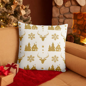 Kit 2 Capas de Almofada Natalinas HoHoHo – 45x45cm