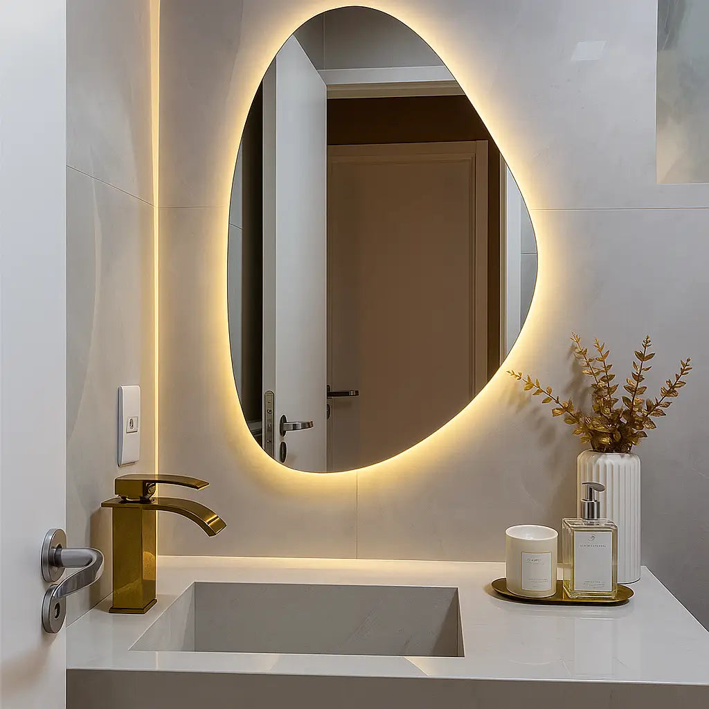 Espelho Orgânico Vênus com LED 50x60 de Luxo
