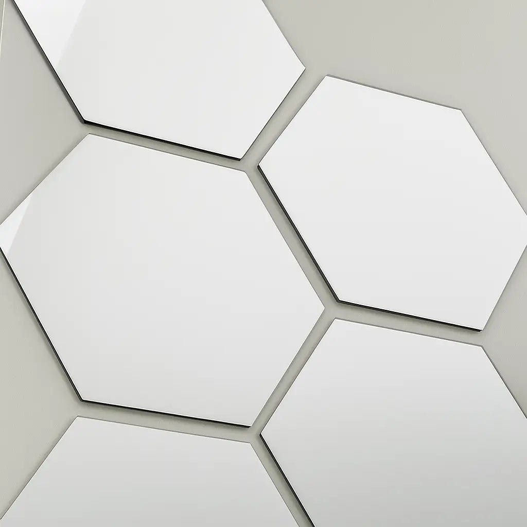 Kit 10 Espelhos HexaDecor 12x10 – INQUEBRÁVEL