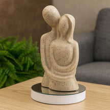 Estatueta Minimalista Dueto de Amor – Feito em Gesso