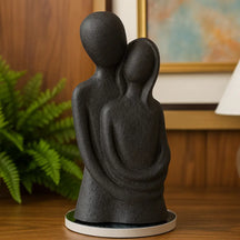 Estatueta Minimalista Dueto de Amor – Feito em Gesso