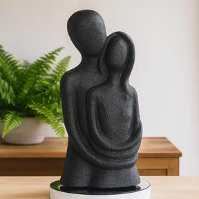 Estatueta Minimalista Dueto de Amor – Feito em Gesso