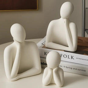 Estatueta Minimalista União da Vida – Feito em Gesso