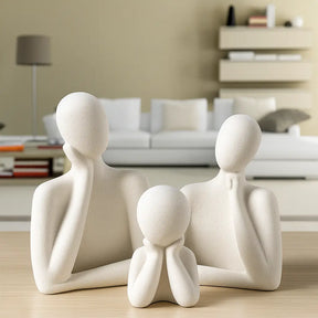 Estatueta Minimalista União da Vida – Feito em Gesso