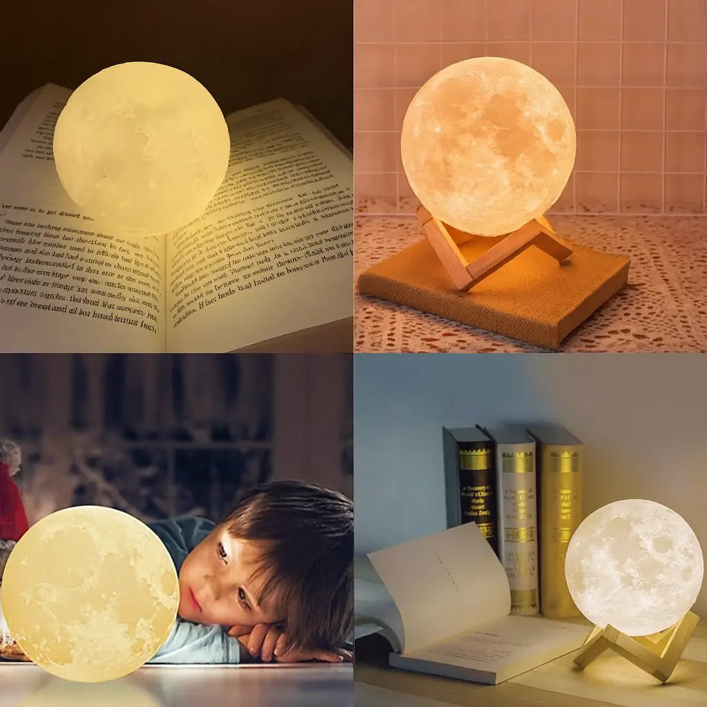 Luminária LED MoonLight com Base