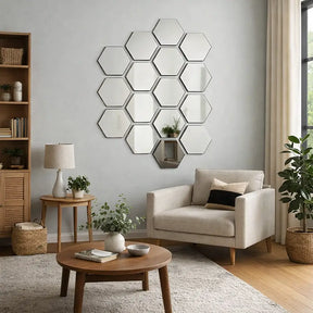 Kit 10 Espelhos HexaDecor 12x10 – INQUEBRÁVEL