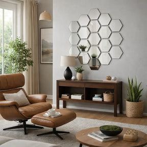 Kit 10 Espelhos HexaDecor 12x10 – INQUEBRÁVEL