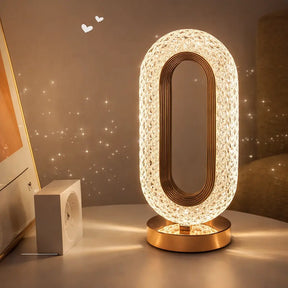 Luminária LED de Mesa Brilho de Cristal