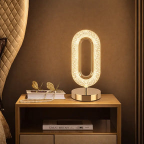 Luminária LED de Mesa Brilho de Cristal