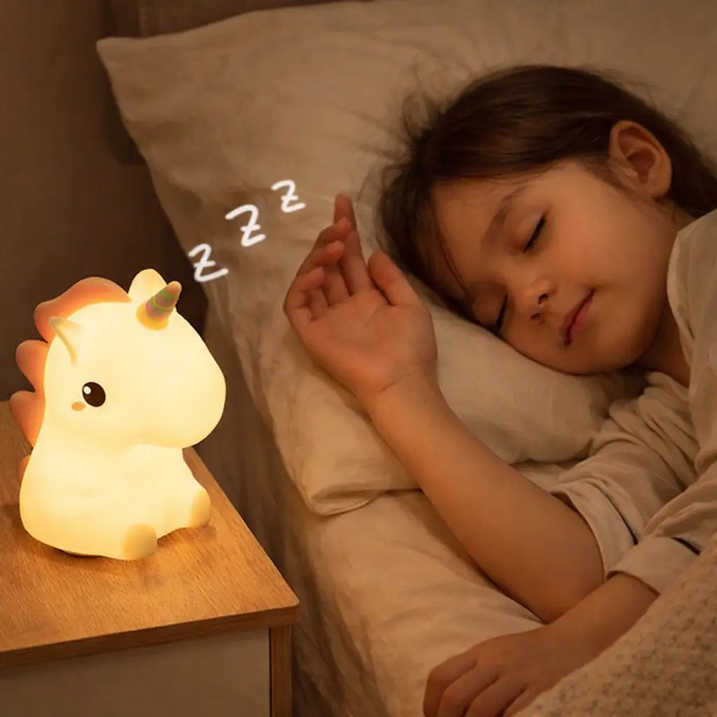 Luz Noturna Infantil Meu Unicórnio – 6 Cores