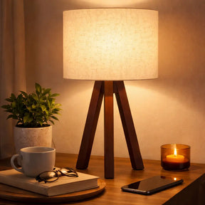 Abajur de Mesa Linen Nature – Bivolt