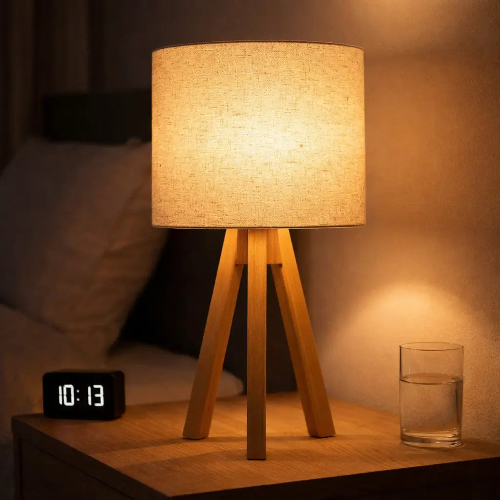 Abajur de Mesa Linen Nature – Bivolt