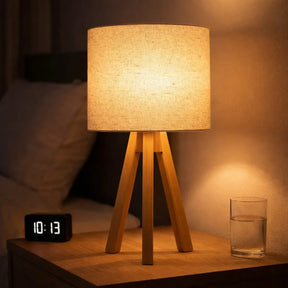 Abajur de Mesa Linen Nature – Bivolt