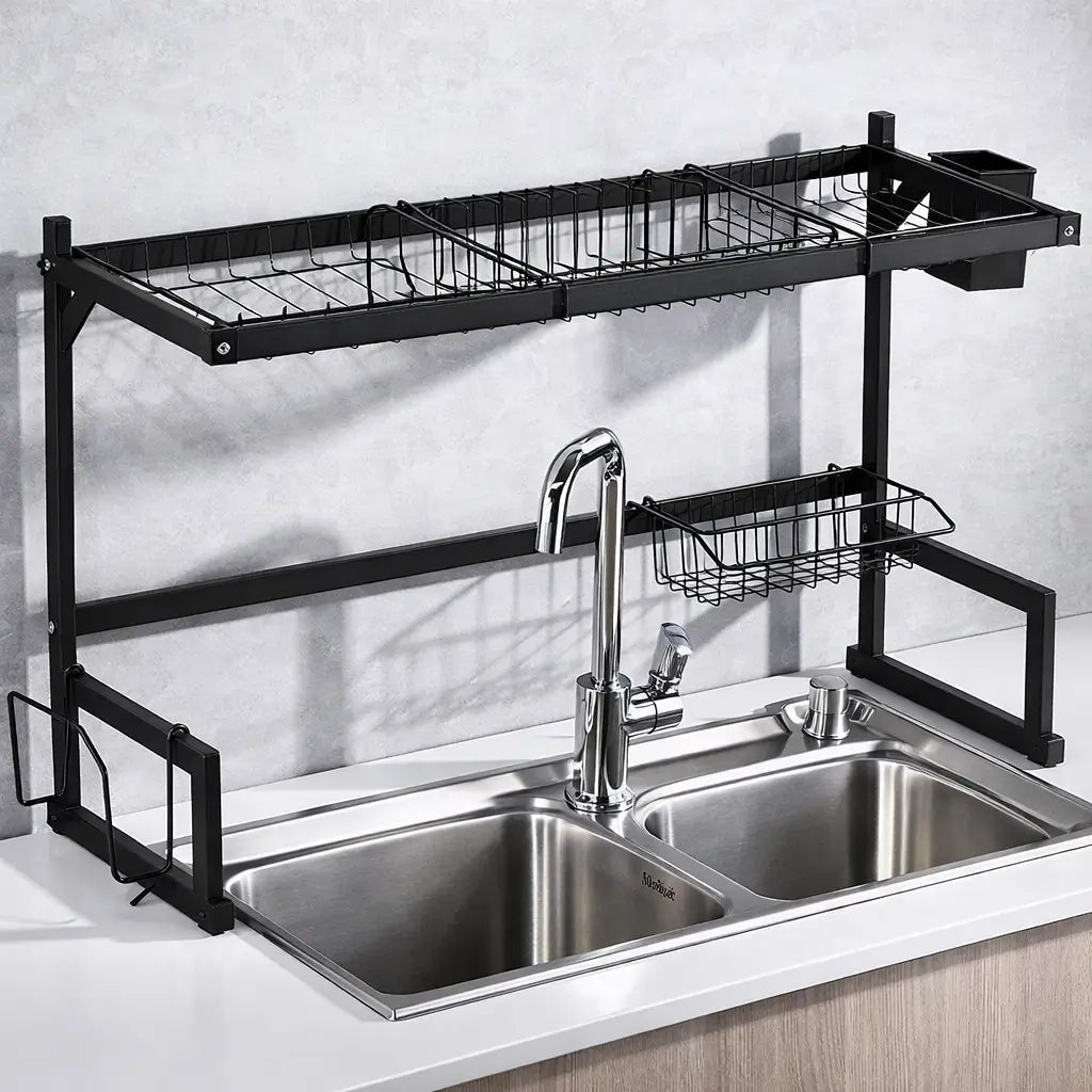 Escorredor de Louça Compacto para Pia 65cm