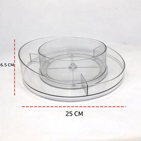 Organizador Giratório 360º para Maquiagem e Skincare