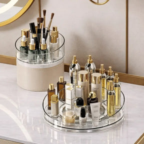 Organizador Giratório 360º para Maquiagem e Skincare