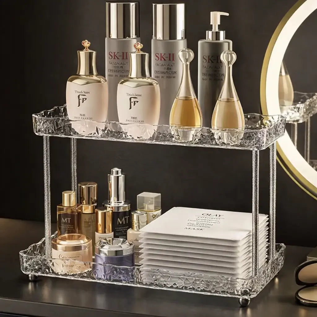 Prateleira Organizadora Eternity 2 Andares para Maquiagem e Skincare