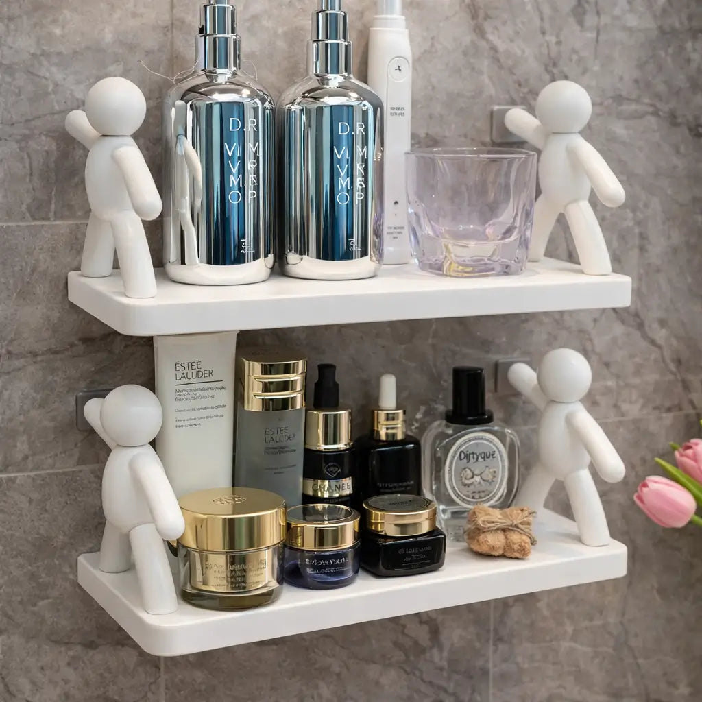 KIT 2 Prateleiras Doll Organizadoras de Banheiro