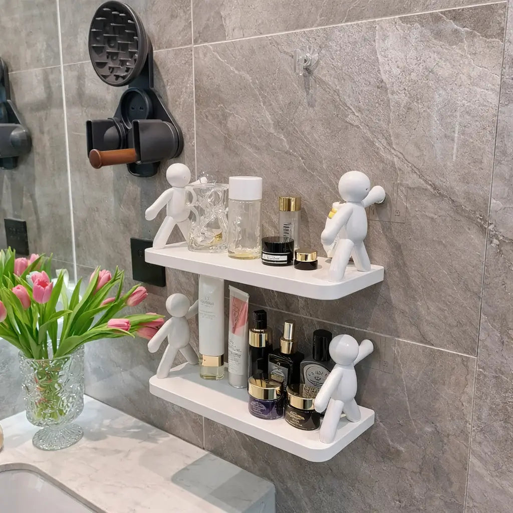 KIT 2 Prateleiras Doll Organizadoras de Banheiro