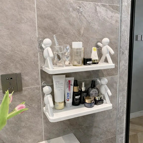 KIT 2 Prateleiras Doll Organizadoras de Banheiro