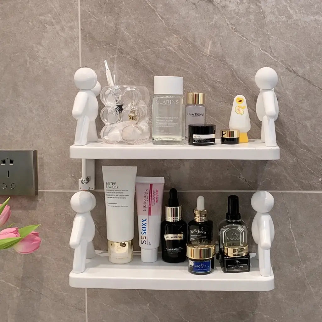 KIT 2 Prateleiras Doll Organizadoras de Banheiro