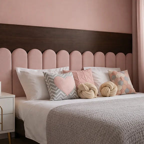 Cabeceira Nuvem Modular Estofada Autocolante 20x45