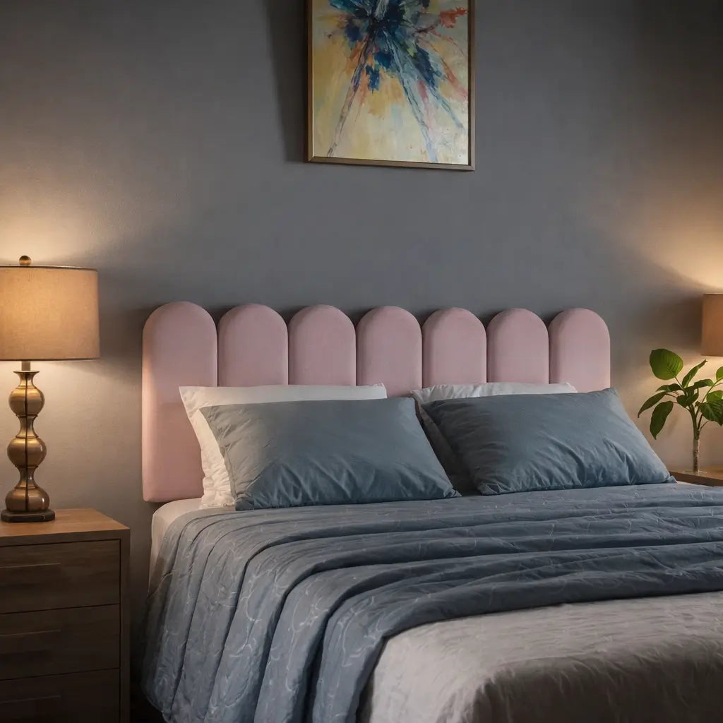 Cabeceira Nuvem Modular Estofada Autocolante 20x45