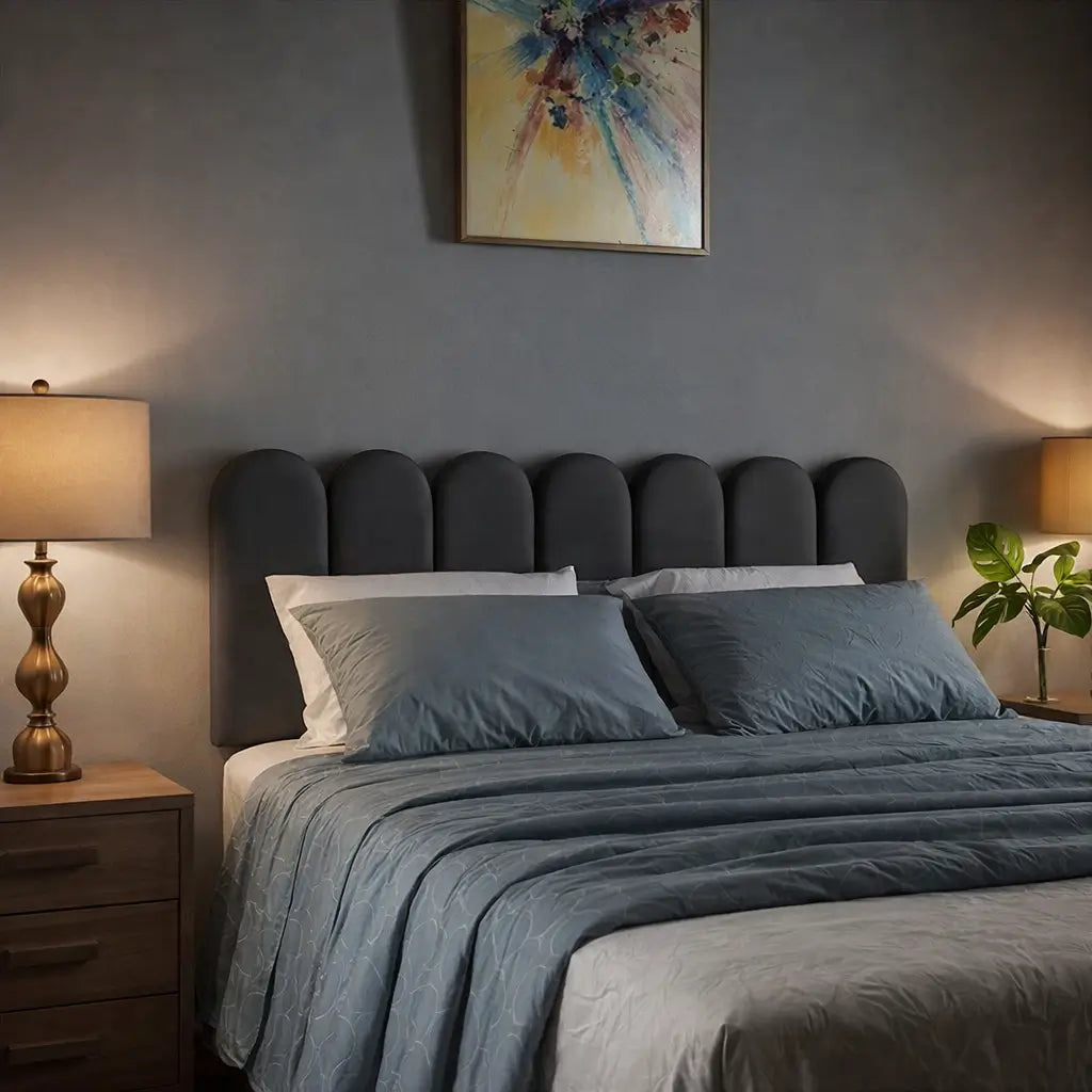 Cabeceira Nuvem Modular Estofada Autocolante 20x45