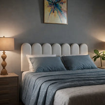 Cabeceira Nuvem Modular Estofada Autocolante 20x45