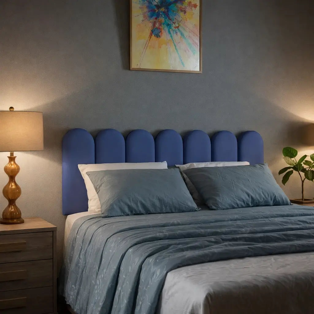 Cabeceira Nuvem Modular Estofada Autocolante 20x45