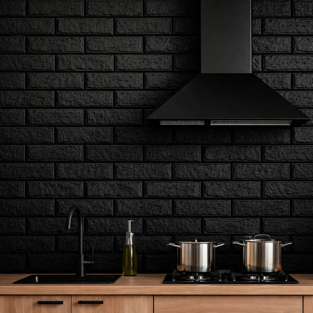 Placa Adesiva 3D Tijolinho 70x77 – Revestimento de Parede Sem Obra