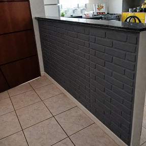Placa Adesiva 3D Tijolinho 70x77 – Revestimento de Parede Sem Obra