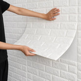 Placa Adesiva 3D Tijolinho 70x77 – Revestimento de Parede Sem Obra