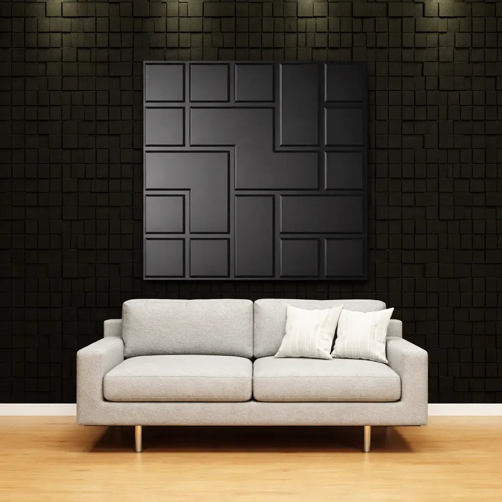 KIT 10 Placas Adesivas 3D Berlin 50x50 – Revestimento de Parede