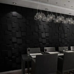 KIT 10 Placas Adesivas 3D Tokyo 50x50 – Revestimento de Parede