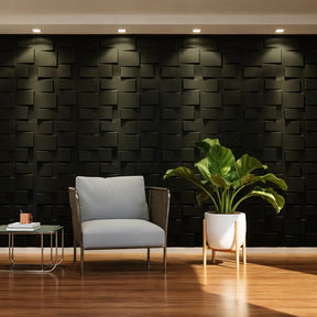 KIT 10 Placas Adesivas 3D Tokyo 50x50 – Revestimento de Parede