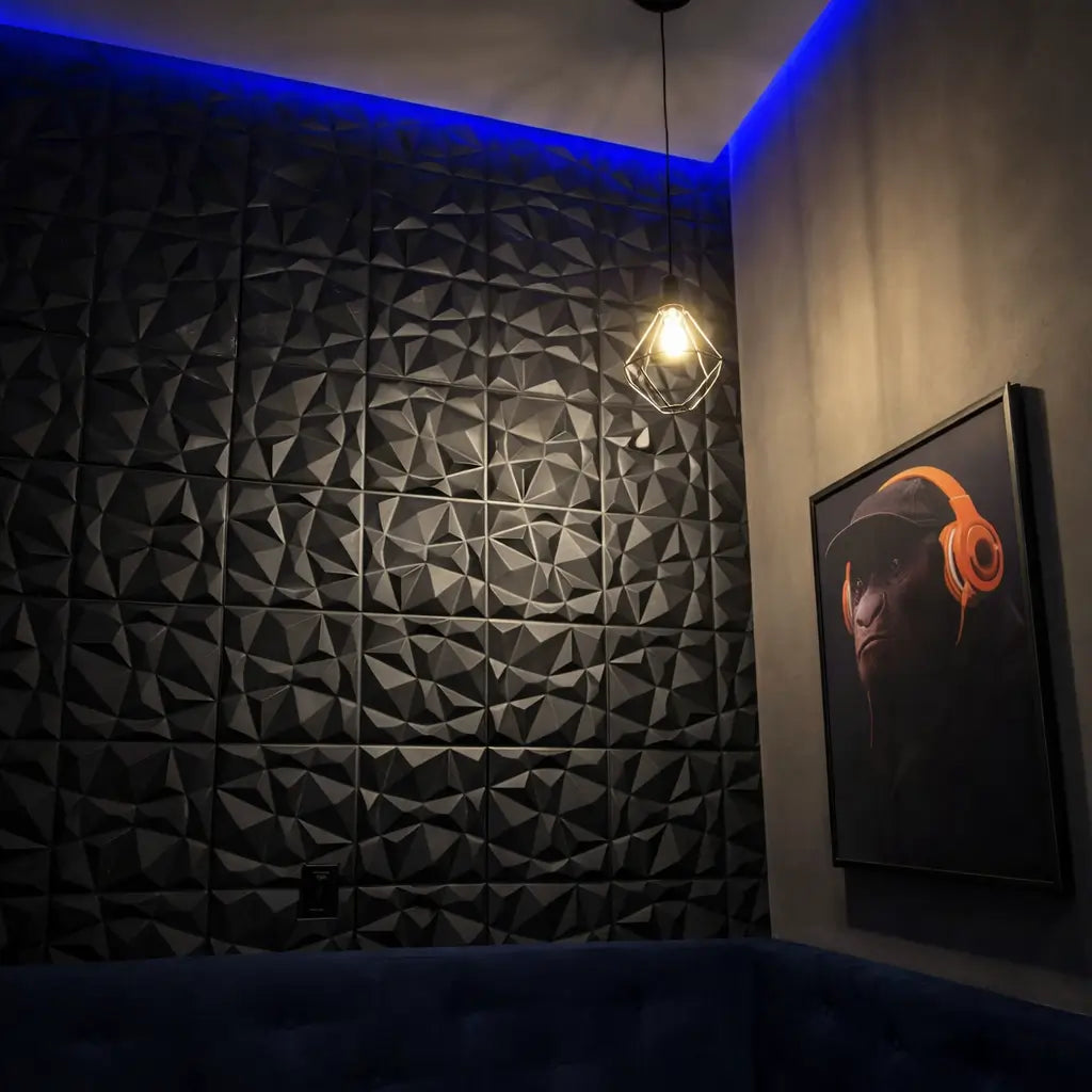 KIT 10 Placas Adesivas 3D Dubai 30x30 – Revestimento de Parede