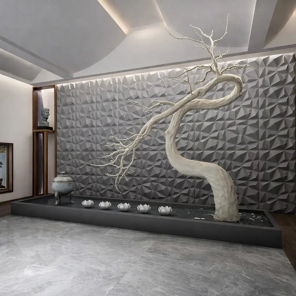 KIT 10 Placas Adesivas 3D Dubai 30x30 – Revestimento de Parede