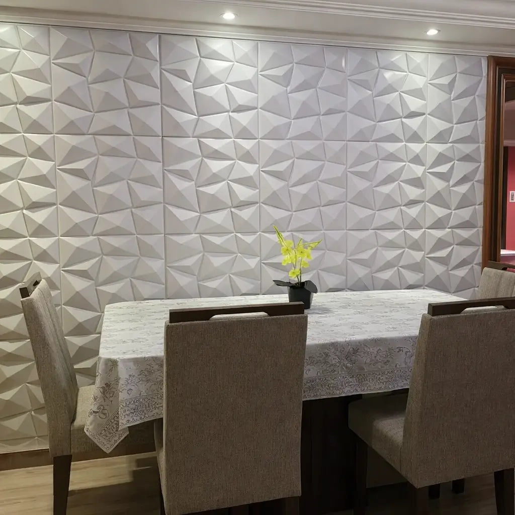 KIT 10 Placas Adesivas 3D Dubai 30x30 – Revestimento de Parede