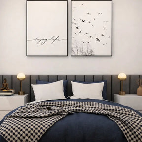 Cabeceira Modular Linho Autocolante 20x60