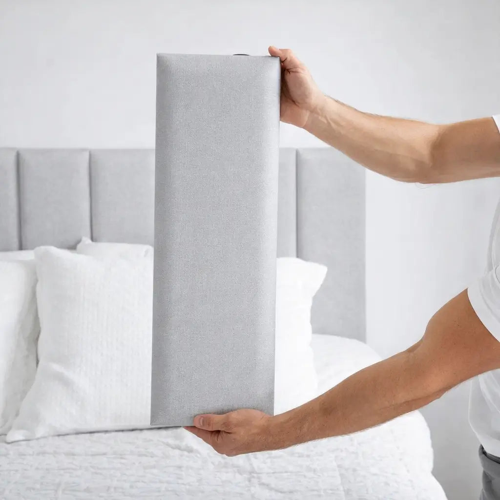 Cabeceira Modular Linho Autocolante 20x60