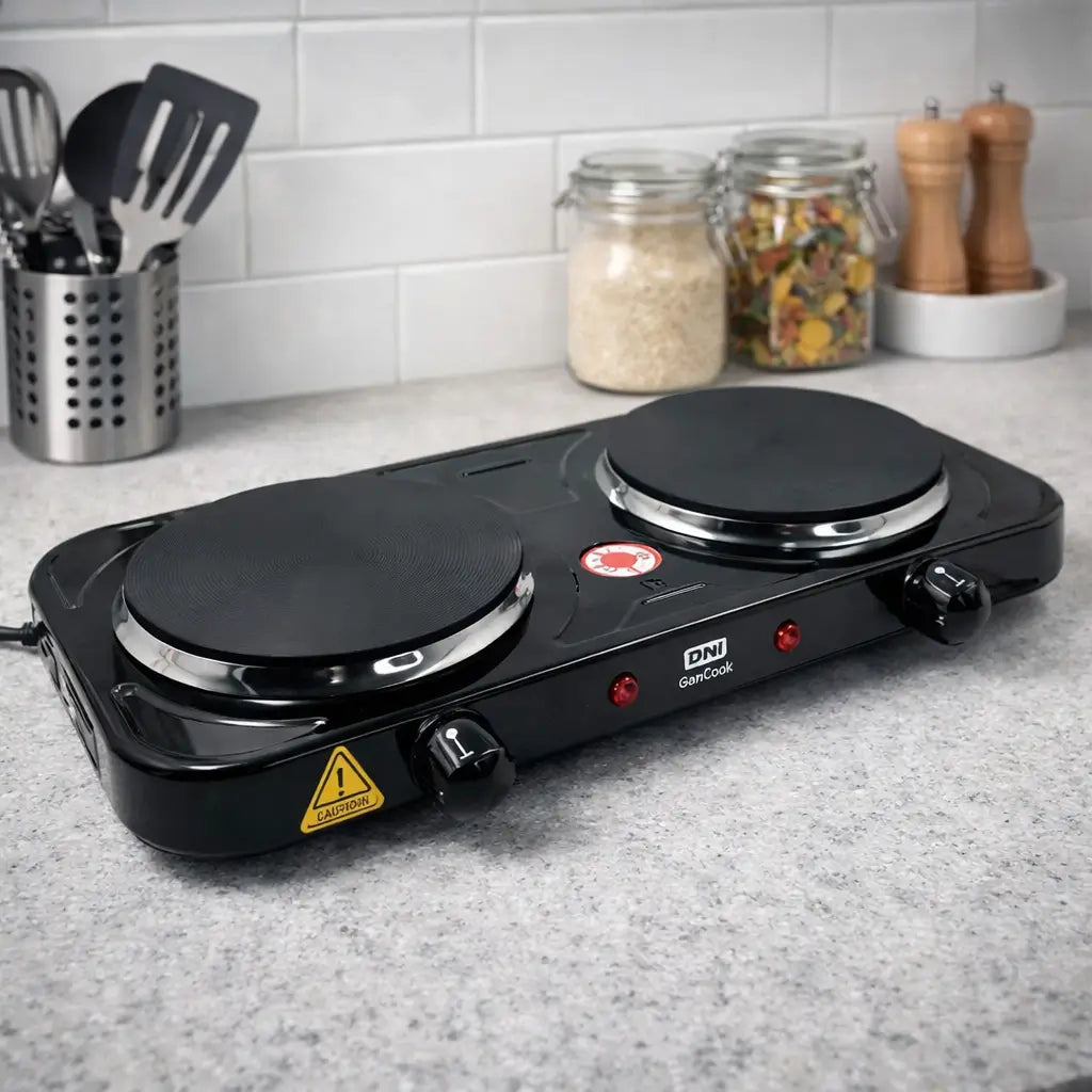 Cooktop Elétrico de Mesa 2 Bocas com Controle de Temperatura