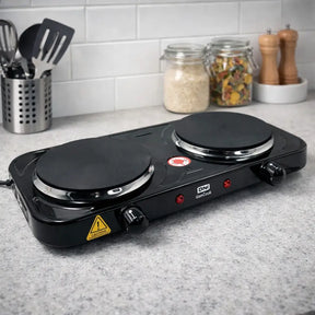 Cooktop Elétrico de Mesa 2 Bocas com Controle de Temperatura