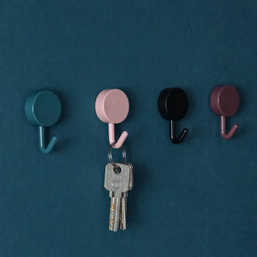 KIT 10 Ganchos Organizadores Colors Multiuso Autocolante