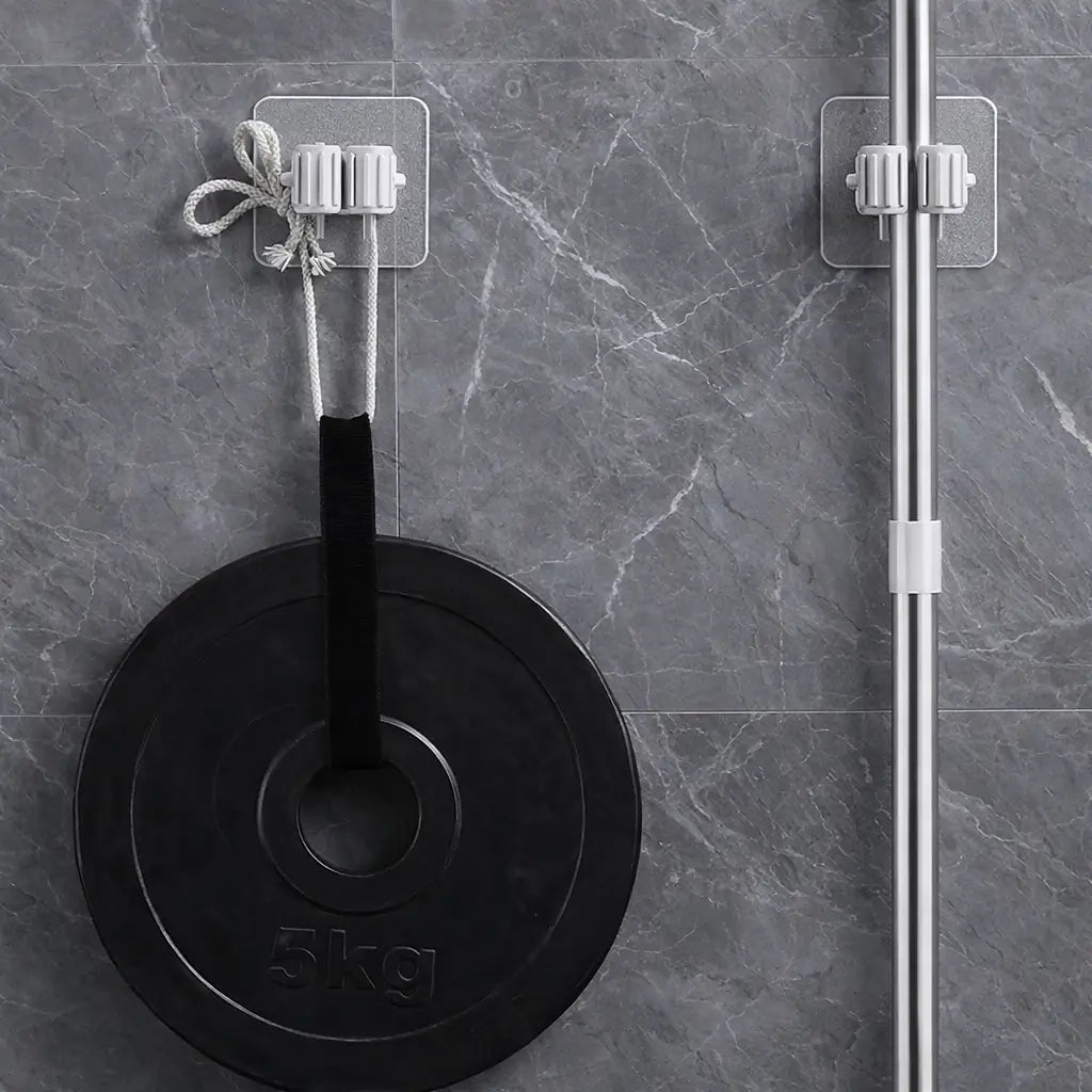 KIT 5 Ganchos Organizadores de Lavanderia Autocolante