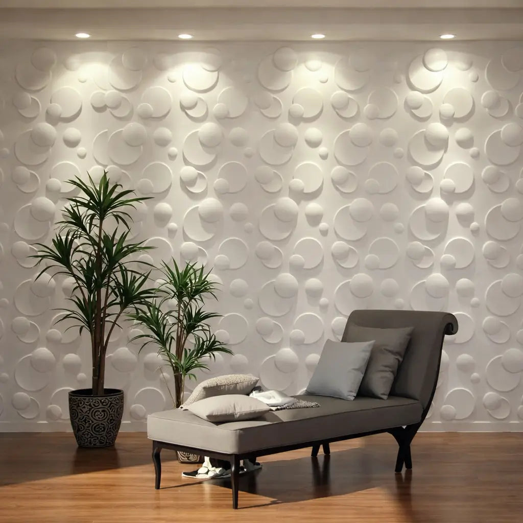 KIT 10 Placas Adesivas 3D Madrid 30x30 – Revestimento de Parede